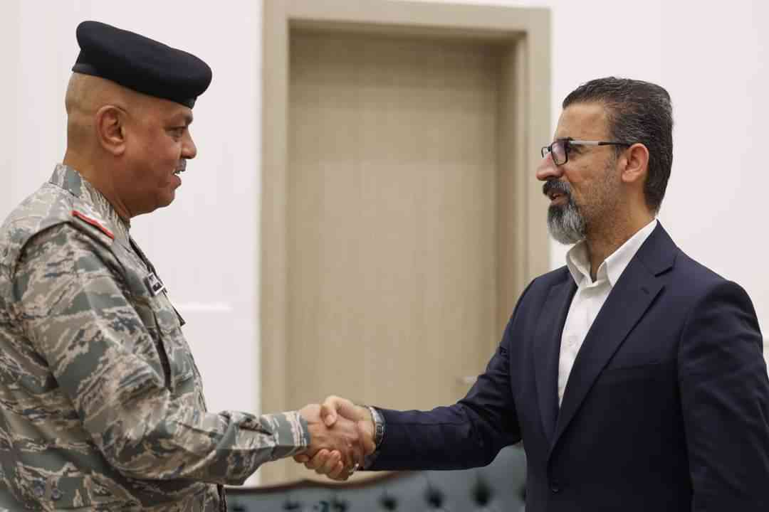 التقى السيد محافظ كركوك ريبوار طه مصطفى   وفد من وزارة الداخلية برئاسة اللواء الركن مالك المالكي 