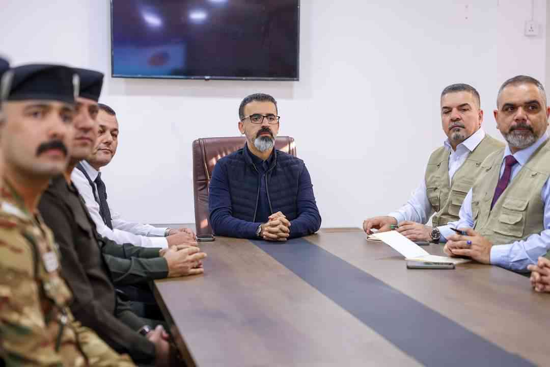 محافظ كركوك ريبوار طه مصطفى رئيس اللجنة المركزية للإحصاء 