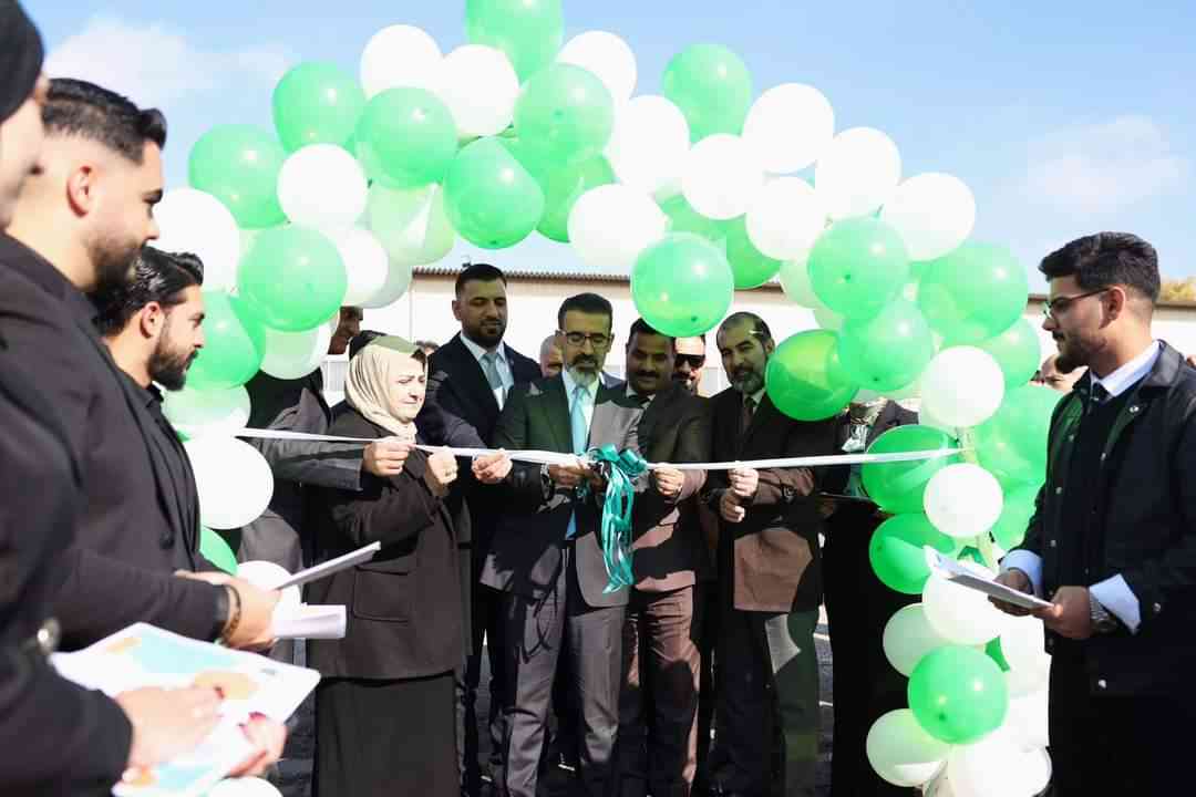 محافظ كركوك ريبوار طه مصطفى   يفتتح معرض نتاجات طلبة هندسة تقنيات النفط والغاز .