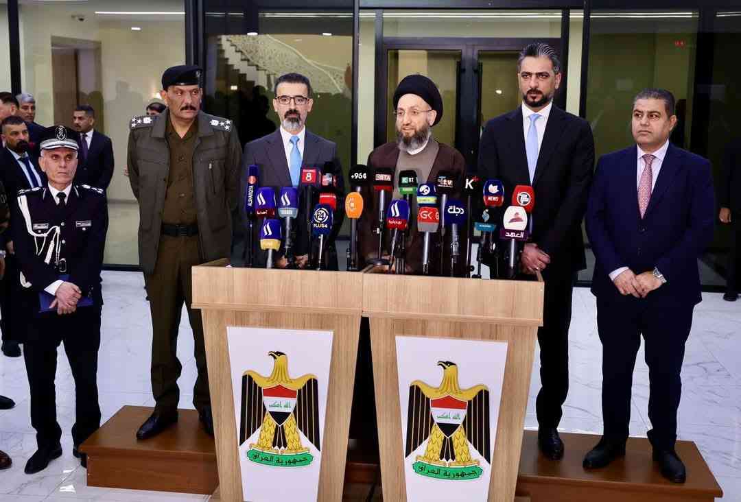 المؤتمر الصحفي لسماحة السيد عمار الحكيم   و السيد المحافظ ريبوار طه مصطفى 