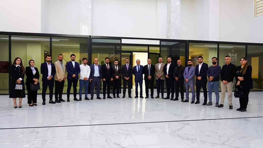 محافظ كركوك ريبوار طه مصطفى   يستقبل وفد مركز انتخابات كركوك للاتحاد الوطني الكوردستاني .