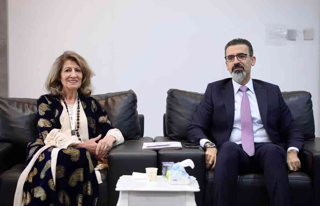 محافظ كركوك .. يلتقي السيدة الأولى شاناز إبراهيم أحمد ..
