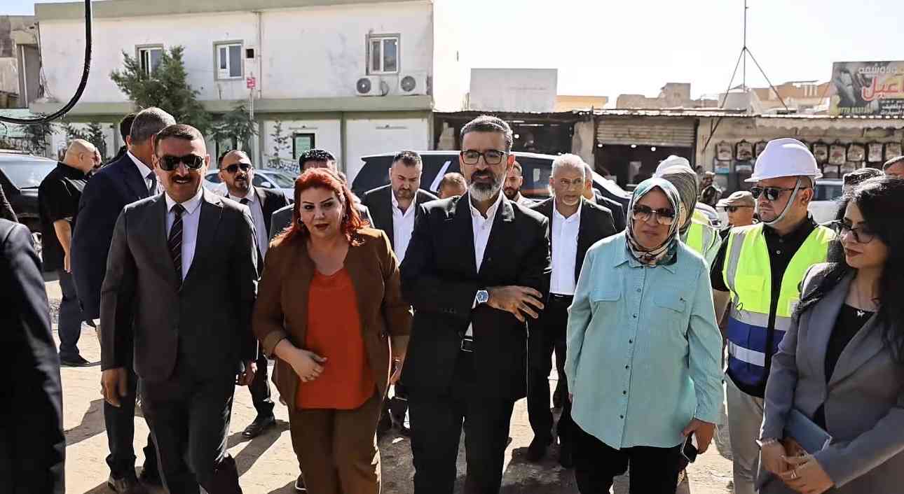 زار السيد ريبوار طه محافظ كركوك،   موقع مدرسة تقرر هدمها وإعادة بنائها بأسلوب حديث ونموذجي. 