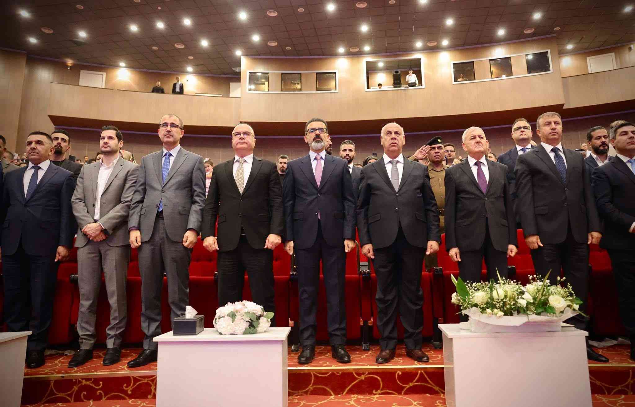 حضر فخامة رئيس الجمهورية   الدكتور عبد اللطيف جمال رشيد   مهرجان كركوك رمز التعايش .