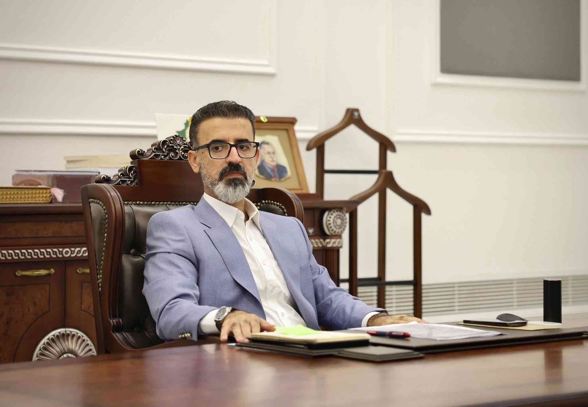 استقبل السيد محافظ كركوك ريبوار طه   رئيس لجنة الأمر الديواني 377 لتنفيذ قرار 320 لتمليك الدور السكنية في العشوائيات ،