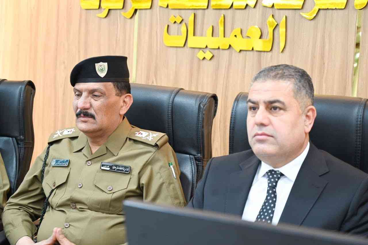 شارك ممثل السيد المحافظ ريبوار  طه   النائب الاول لمحافظ كركوك الدكتور ياوز حميد باجتماع عن طريق الدائرة التلفزيونية معالي وزير الداخلية عبد الأمير الشمري