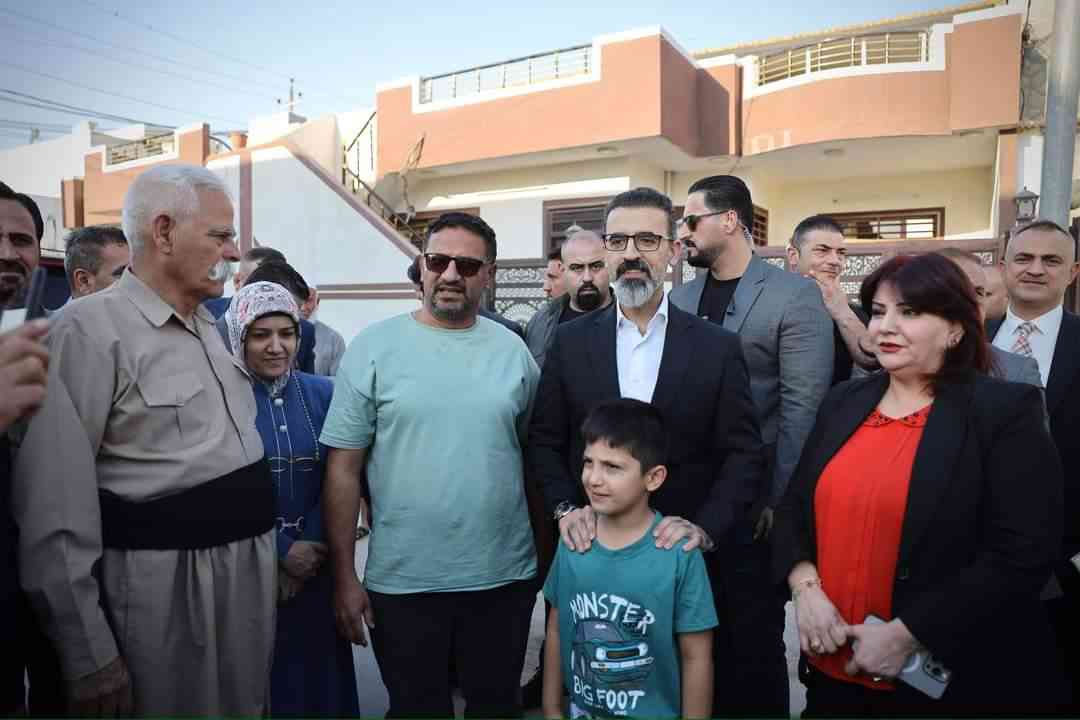 محافظ كركوك ريبوار طه مصطفى   يلتقي عدد من مواطني منطقة دروازه وبارود خانة 