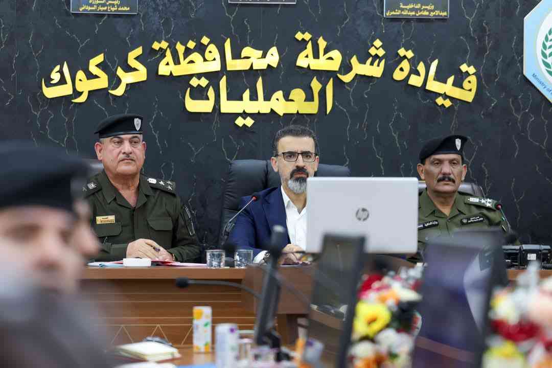 شارك السيد محافظ كركوك ريبوار طه مصطفى رئيس اللجنة الامنية العليا ،