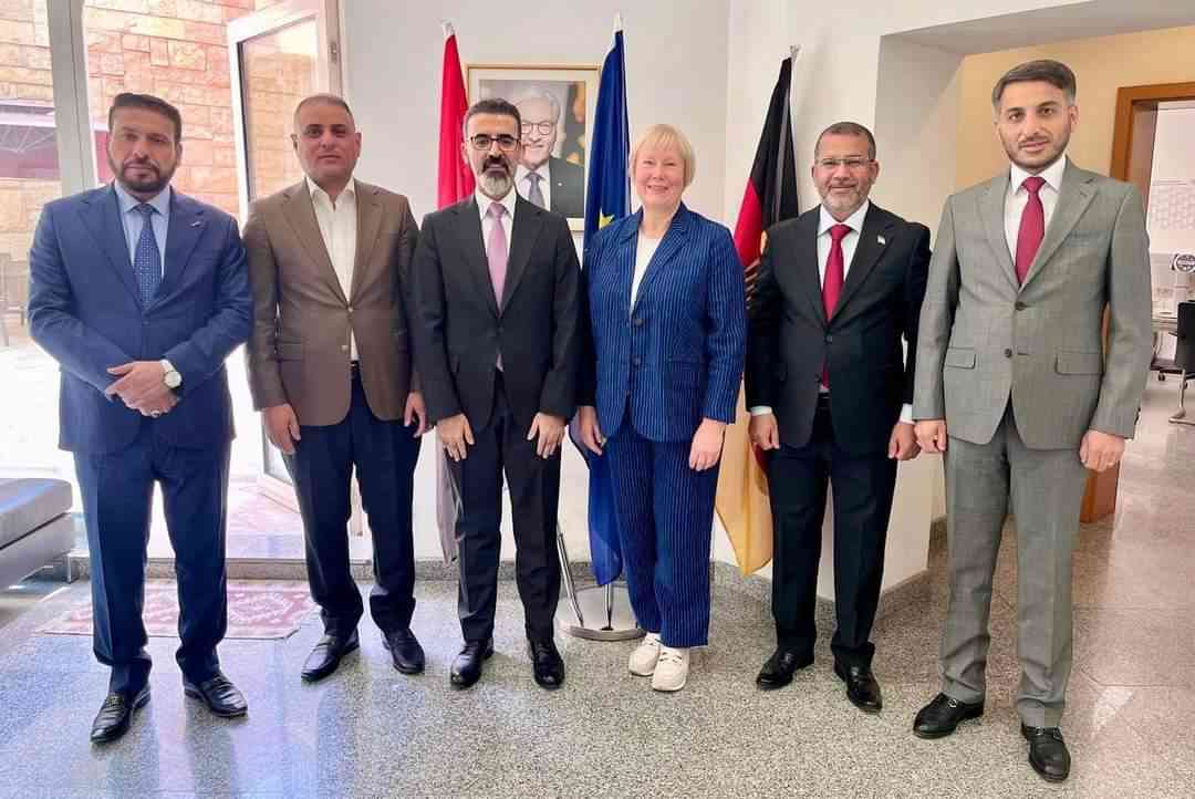 محافظ كركوك ريبوار طه مصطفى   يلتقي سفيرة المانيا الاتحادية في العراق .